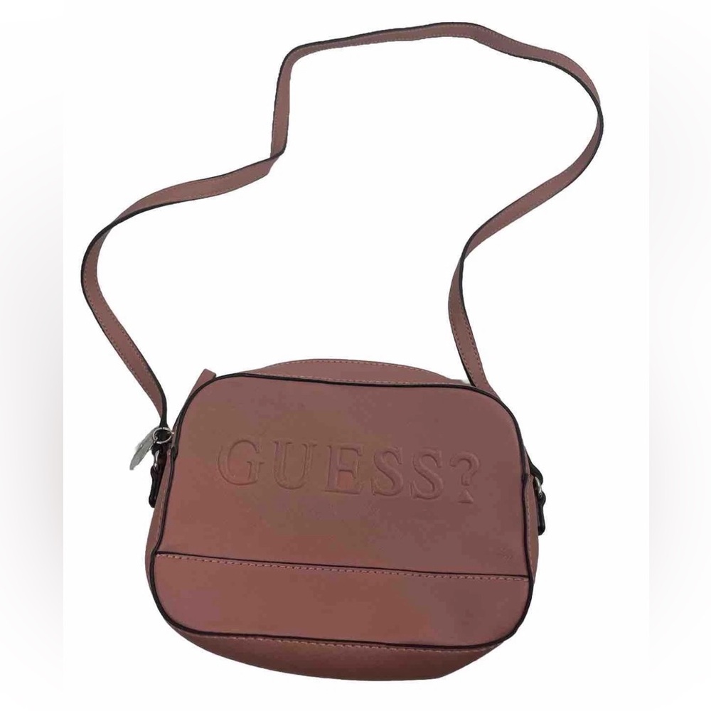 Guess Womens Los Angeles Detachable Strap Dusty Rose Pink Crossbody Bags Sz OS